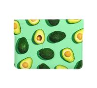 Cozimangoe Laptop Sleeve, 13-14 Inch PU Leather Computer Sleeve Bag, Water-Resistant Laptop Case Protective, School Office Travel, Personalized Fresh Green Avocado Fitness People Exercise