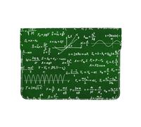 Cozimangoe Laptop Sleeve, 13-14 Inch PU Leather Computer Sleeve Bag, Water-Resistant Laptop Case Protective, School Office Travel, Personalized Math Equations Formulas