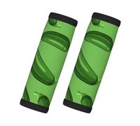 Cozimangoe Luggage Tag&Handle Wrap, 2 Pack Identifier Comfort Grip Soft Surround for Suitcases Travel Bag Backpack Car Seatbelt, Green Ripe Zucchini