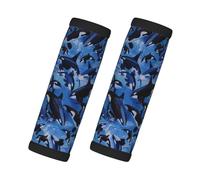 Cozimangoe Luggage Tag&Handle Wrap, 2 Pack Identifier Comfort Grip Soft Surround for Suitcases Travel Bag Backpack Car Seatbelt, Killer Whales Orcas Sea