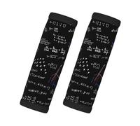 Cozimangoe Luggage Tag&Handle Wrap, 2 Pack Identifier Comfort Grip Soft Surround for Suitcases Travel Bag Backpack Car Seatbelt, Math Equation Math Formulas