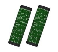 Cozimangoe Luggage Tag&Handle Wrap, 2 Pack Identifier Comfort Grip Soft Surround for Suitcases Travel Bag Backpack Car Seatbelt, Math Equations Formulas