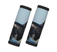 Cozimangoe Luggage Tag&Handle Wrap, 2 Pack Identifier Comfort Grip Soft Surround for Suitcases Travel Bag Backpack Car Seatbelt, Killer Whale Printed