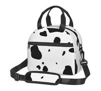 Cozimangoe Lunch Bag, Insulated Adjustable Strap Cooler Bag Multiple Pockets Lunch Organizer for Work Office Picnic Beach, Personalized Skin Dalmatians Dog Spots Animal Wildlife Dalmatian