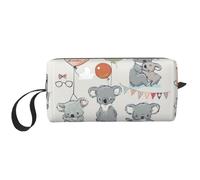 Cozimangoe Makeup Bag, Cosmetic Bag for Padded Travel Pouch Zippered Handle Multi-Purpose Small, School Work Trip Home Storage, Personalized Koala (3)