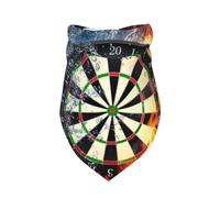 Cozimangoe Pet Bandana, Soft Breathable Scarf Triangle Bib Fashion Neckerchief, Holiday Parties Daily Wear Grooming Gifts, Personalized Dart Board Target Ice Fire