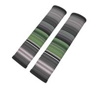 Cozimangoe Seat Belt Pads, 2 Pack SeatBelt Cover Shoulder Protector Soft Cushion for Car Backpack Camera Strap Luggage, Personalized Abstract Olive Green And Grey