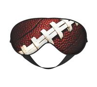 Cozimangoe Sleep Mask, Double Sided Silky Soft Eye Masks Adjustable Strap Blindfold for Women Men, Travel Night Shift Yoga Camping, Personalized American Football (2)