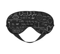 Cozimangoe Sleep Mask, Double Sided Silky Soft Eye Masks Adjustable Strap Blindfold for Women Men, Travel Night Shift Yoga Camping, Personalized Organic Chemistry