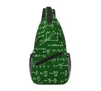 Cozimangoe Sling Bag for woman and man Reversible Shoulder Strap Crossbody Backpack Travel Hiking Biking Climbing Outdoors, Personalized patterns, Math Equations Formulas