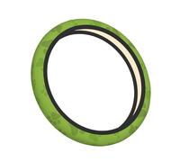 Cozimangoe Steering Wheel Covers, High Elastic Anti-Slip Universal Fit, Protector for SUVs Trucks and Vans Car Accessories, Personalized patterns, Green Dog Paws Bones