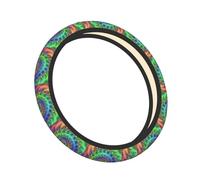 Cozimangoe Steering Wheel Covers, High Elastic Anti-Slip Universal Fit, Protector for SUVs Trucks and Vans Car Accessories, Personalized patterns, Tie-Dyes Whirl