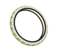 Cozimangoe Steering Wheel Covers, High Elastic Anti-Slip Universal Fit, Protector for SUVs Trucks and Vans Car Accessories, Personalized patterns, Tennis Rackets And Balls