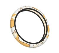 Cozimangoe Steering Wheel Covers, High Elastic Anti-Slip Universal Fit, Protector for SUVs Trucks and Vans Car Accessories, Personalized patterns, Welsh Corgi