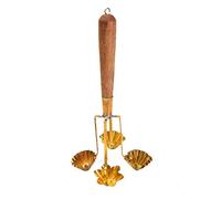 Cozinest Kratong Thong Non-spicy Thai Appetizers and Dessert Golden Cup Brass Mold 2 Cups and 4 Cups (4 cups)