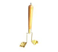 Cozinest Kratong Thong Non-spicy Thai Appetizers and Dessert Golden Cup Brass Mold 2 Cups and 4 Cups (2 cups), Gold