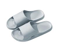 Cozislides Bathing Shoes Women's Flat Sandals Women's Comfortable Slippers Indoor Bathroom Slippers Simple Non-Slip Leisure Sandals with Thick Platform Toe Pedal Sandals Soft Original Cozislides, gray