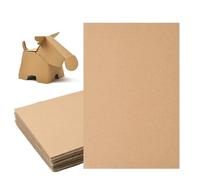 Cozlly A4 Corrugated Cardboard Sheets, 3mm Thick Cardboard Sheets, Cardboard Corrugated, Cardboard Inserts, for Mailing, DIY Crafts, Arts, Packaging
