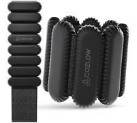 Cozlow - Ankle & Wrist Weights - for Men & Women - 1 Pair - Adjustable Silicone Workout Bands for Fitness & Strength Training - Wearable Leg & Cuff Weight Straps for Yoga & Dance