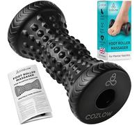 Cozlow - Foot Massager for Plantar Fasciitis Relief - Trigger Point Massage Roller for Feet Pain, Neuropathy, Heel Spur, Flat Arch - Portable Deep Tissue Muscle Therapy Tool for Sole, Calf, Hand, Arm