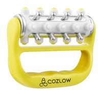 Cozlow MyoRelease Lymphatic Drainage Massager (Yellow), Ultimate Fascia Release & Scar Tissue Massage Tool, Personal Handheld Massage Roller for Shoulder, Neck, Thigh, Leg & Back