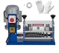 COZONY Wire Stripper Machine, Electric Wire Stripper Machine for 0.06" - 1.5", 370W Wire Stripping Machine w/ 75 Ft/Min Speed, 10 Channels & 10 Blades, Wire Stripping Machine for Copper Wire