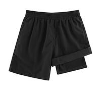 Cozople 7-20T Boys Swim Trunks Boxer Brief Liner Swim Shorts Quick Dry Bathing Suit Compression Swimwear, 00 Black, 14-16 Years