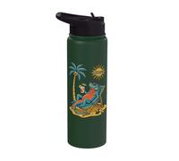 Cozumel Iguana on the Beach Stainless Steel Insulated Water Bottle