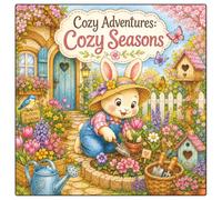 Cozy Adventures: Cozy Seasons: A Cute Animated Coloring Book for Teens & Adults Featuring Spring Blossoms, Sunny Summer Days, Cozy Autumn Moments, ... (Cozy Adventures Coloring Book Series)