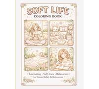 Cozy Affirmations & Relaxing Self-Care Scenes for Women | Stress Relief, Mindfulness & Calm Aesthetic Coloring: Relax, unwind & romanticize your life ... illustrations and gentle quotes for the soul