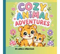 Cozy Animal Adventures: Cute & Relaxing Coloring Book for Ages 4-8