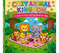 COZY ANIMAL KINGDOM: A Cute & Cozy Coloring Book for Kids