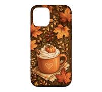 Cozy Autum Coffee Pumpkins Spice Maple Leaves Fall Lover Case for iPhone 12/12 Pro