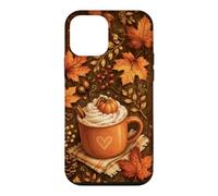 Cozy Autum Coffee Pumpkins Spice Maple Leaves Fall Lover Case for iPhone 12 mini