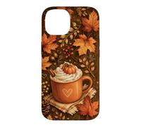 Cozy Autum Coffee Pumpkins Spice Maple Leaves Fall Lover Case for iPhone 14