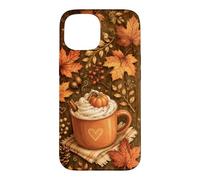 Cozy Autum Coffee Pumpkins Spice Maple Leaves Fall Lover Case for iPhone 15