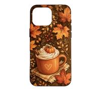 Cozy Autum Coffee Pumpkins Spice Maple Leaves Fall Lover Case for iPhone 16 Pro Max