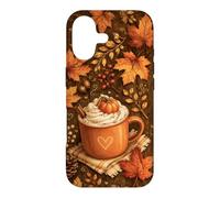 Cozy Autum Coffee Pumpkins Spice Maple Leaves Fall Lover Case for iPhone 17