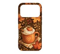 Cozy Autum Coffee Pumpkins Spice Maple Leaves Fall Lover Case for iPhone 17 Pro