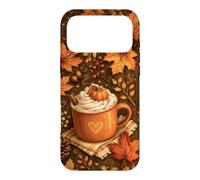 Cozy Autum Coffee Pumpkins Spice Maple Leaves Fall Lover Case for iPhone 17 Pro Max