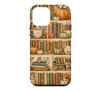 Cozy Autumn Books Pumpkin Coffee Fall Reading Aesthetic Case for iPhone 12 mini