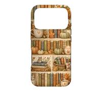 Cozy Autumn Books Pumpkin Coffee Fall Reading Aesthetic Case for iPhone 17 Pro
