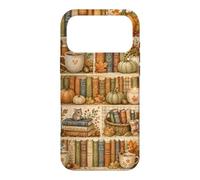 Cozy Autumn Books Pumpkin Coffee Fall Reading Aesthetic Case for iPhone 17 Pro Max