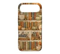 Cozy Autumn Books Pumpkin Coffee Fall Reading Aesthetic Case for iPhone Air