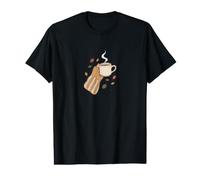 Cozy Autumn Coffee Mug Hygge Sweater Fall Leaves Aesthetic Value Graphic T-Shirt