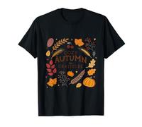 Cozy Autumn Gratitude Harvest Wishes Warm Gathering T-Shirt