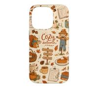Cozy Autumn Pumpkin Patch Scarecrow Collage Squirrel Fall Case for iPhone 14 Pro