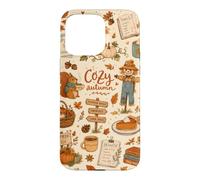 Cozy Autumn Pumpkin Patch Scarecrow Collage Squirrel Fall Case for iPhone 15 Pro Max