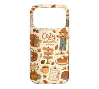 Cozy Autumn Pumpkin Patch Scarecrow Collage Squirrel Fall Case for iPhone 17 Pro