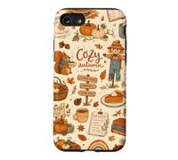 Cozy Autumn Pumpkin Patch Scarecrow Collage Squirrel Fall Case for iPhone SE (2020) / 7/8